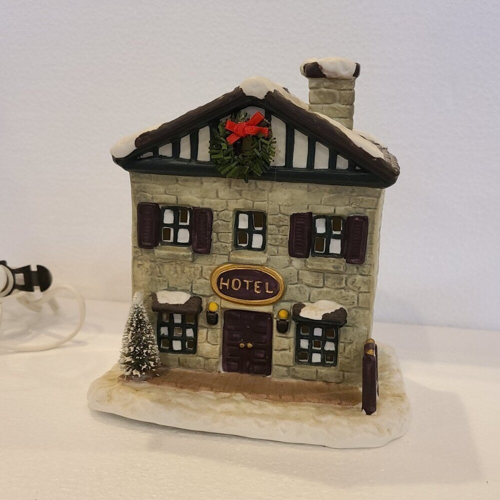 Christmas Valley porcelain village Hotel